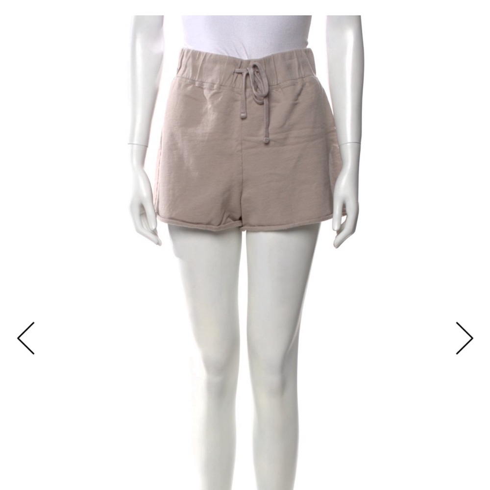 James Perse Women's Beige/Grey Athletic Shorts